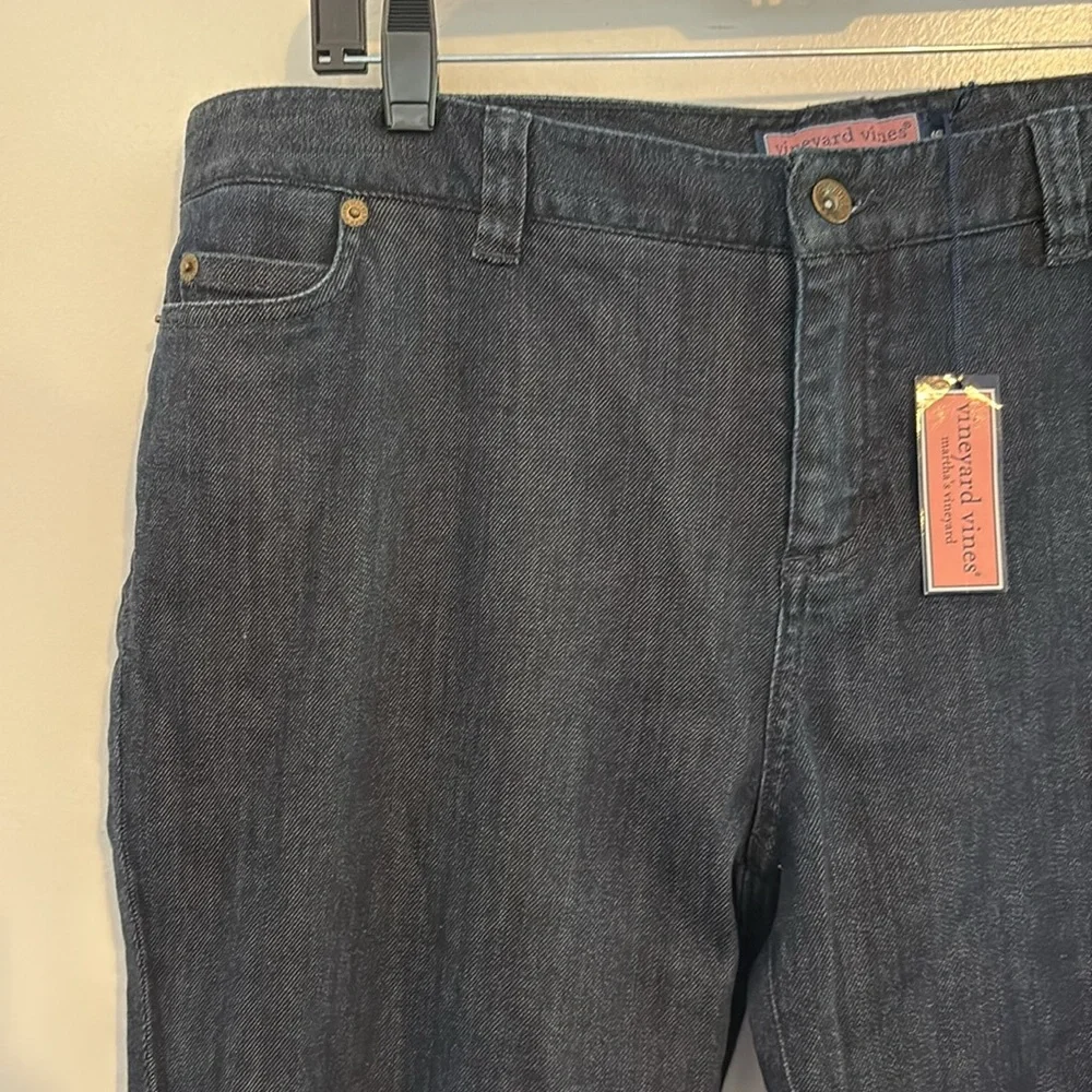 Vineyard Vines Dark Wash Straight Leg Jeans 16 NWT - Picture 3 of 10
